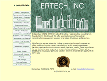 Tablet Screenshot of ertechinc.com